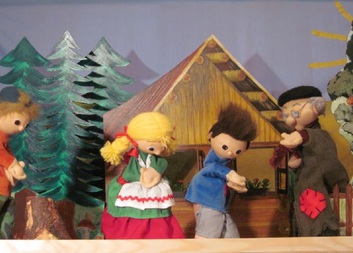 Maňáskové divadlo Šikulka navštívilo děti z Centra Pramínek