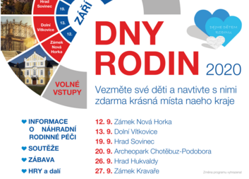 PŘIJĎTE NA „DNY RODIN“ A PROŽIJTE ZAJÍMAVÉ ODPOLEDNE