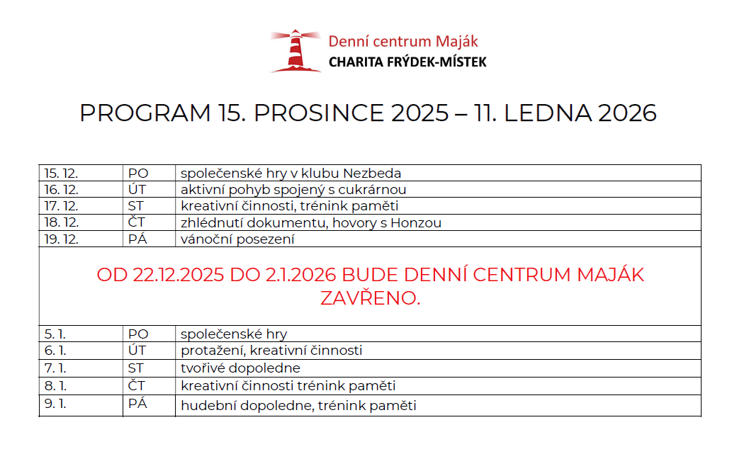 DCM 15.12.-11.1.26 DCM 15.12.-11.1.26
