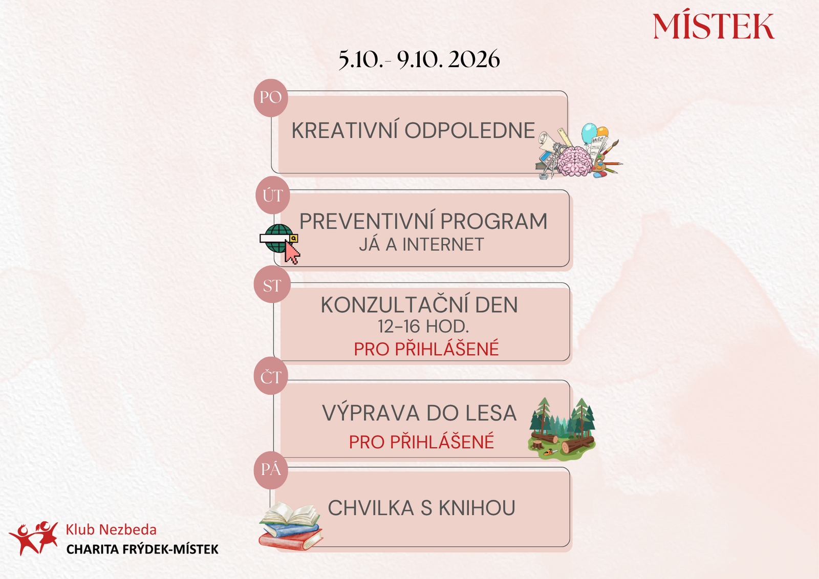 program týdne (14) Místek
